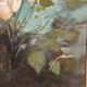 Original Swedish Oil on Canvas – “White Flowers” by M. Jakobsson – Signed – Vintage & Framed – 46 × 44 cm (18.1" × 17.3")