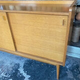 Oak buffet enfilade