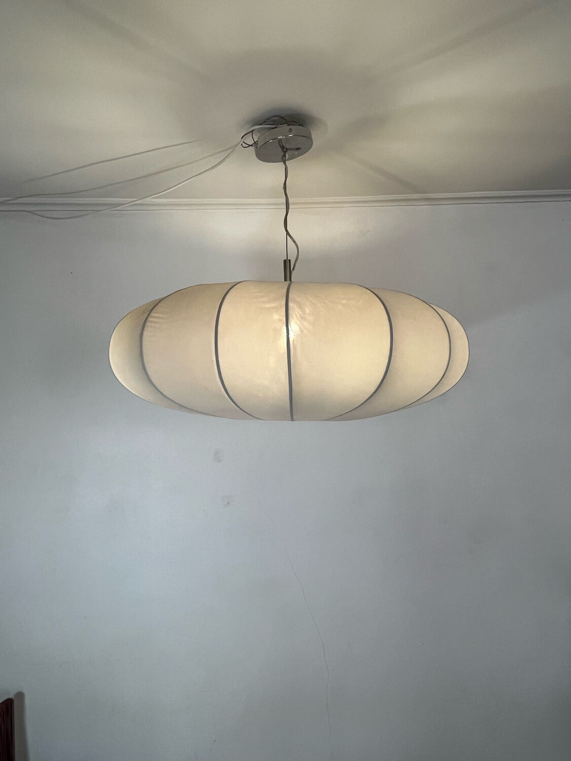 Fabric chandelier