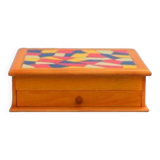 Wooden boxes decorated with Catalan