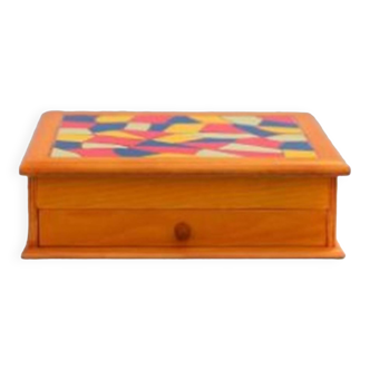 Wooden boxes decorated with Catalan