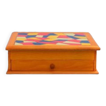 Wooden boxes decorated with Catalan