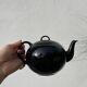 Black fine porcelain teapot