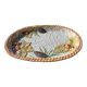 Serving dish Barbotine