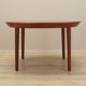 Round teak table, Danish design, 1960s, manufacturer: Gudme Møbelfabrik, de