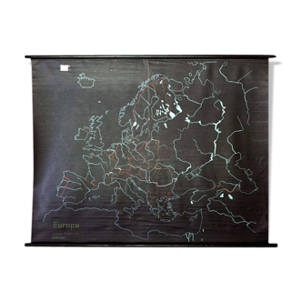 Plaque d’ardoise mixte et naturelles en caoutchouc pour l’écriture à la craie "l’europe"1968