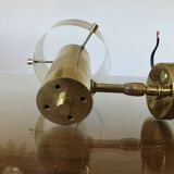 Jo Hammerborg wall lamp in brass, Denmark, 1970s.