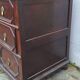 Jacobean style wooden chest of drawers