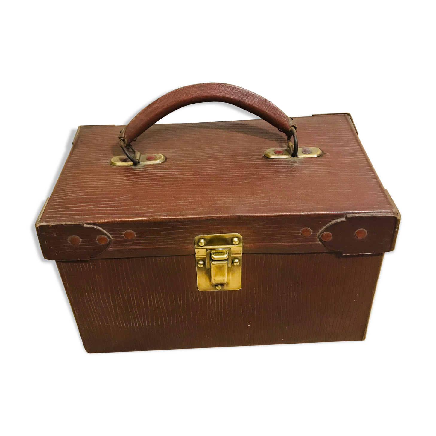 Small boiled cardboard box