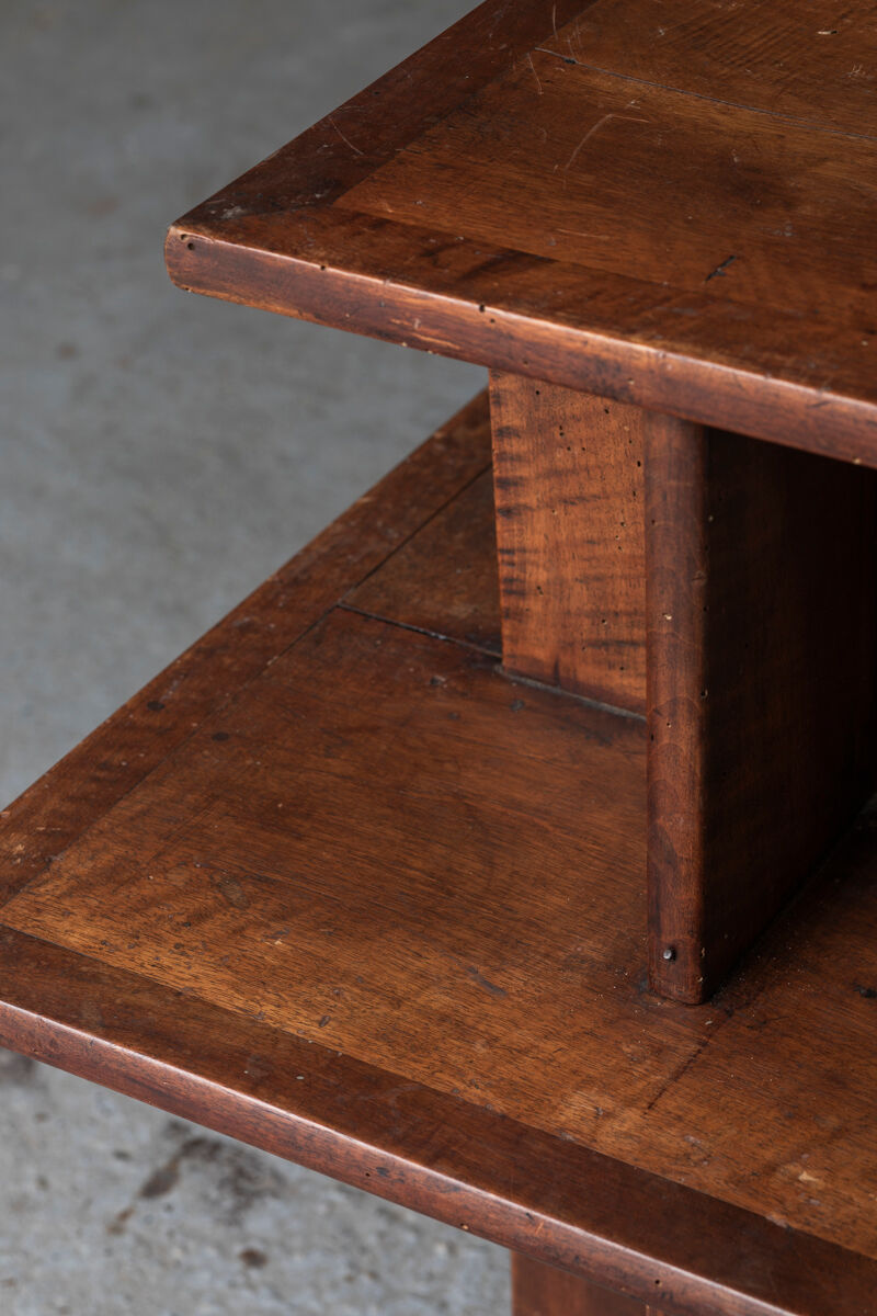 Pied de stalle, display side table in art deco style, France, 1940s