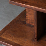 Pied de stalle, display side table in art deco style, France, 1940s