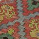 Turkish Handmade Vintage Anatolian Kilim 143 cm x 300 cm