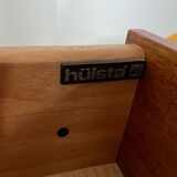 Old Scandinavian style chest of drawers in teak, 70s design, Hülsta vintage brand
