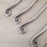 Twisted metal forks / spiral cutlery / twist