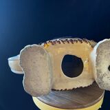 Elephant plant pot ceramic 1970s - xl - blue -