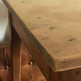 Solid wood farm table