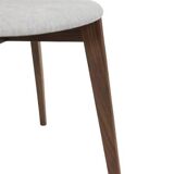 Walnut dining room set. 21st century.