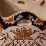 Vase faïencerie Desvres Fourmaintraux 19e siècle