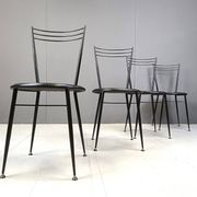 Vintage dining chairs by Calligaris, 1980s