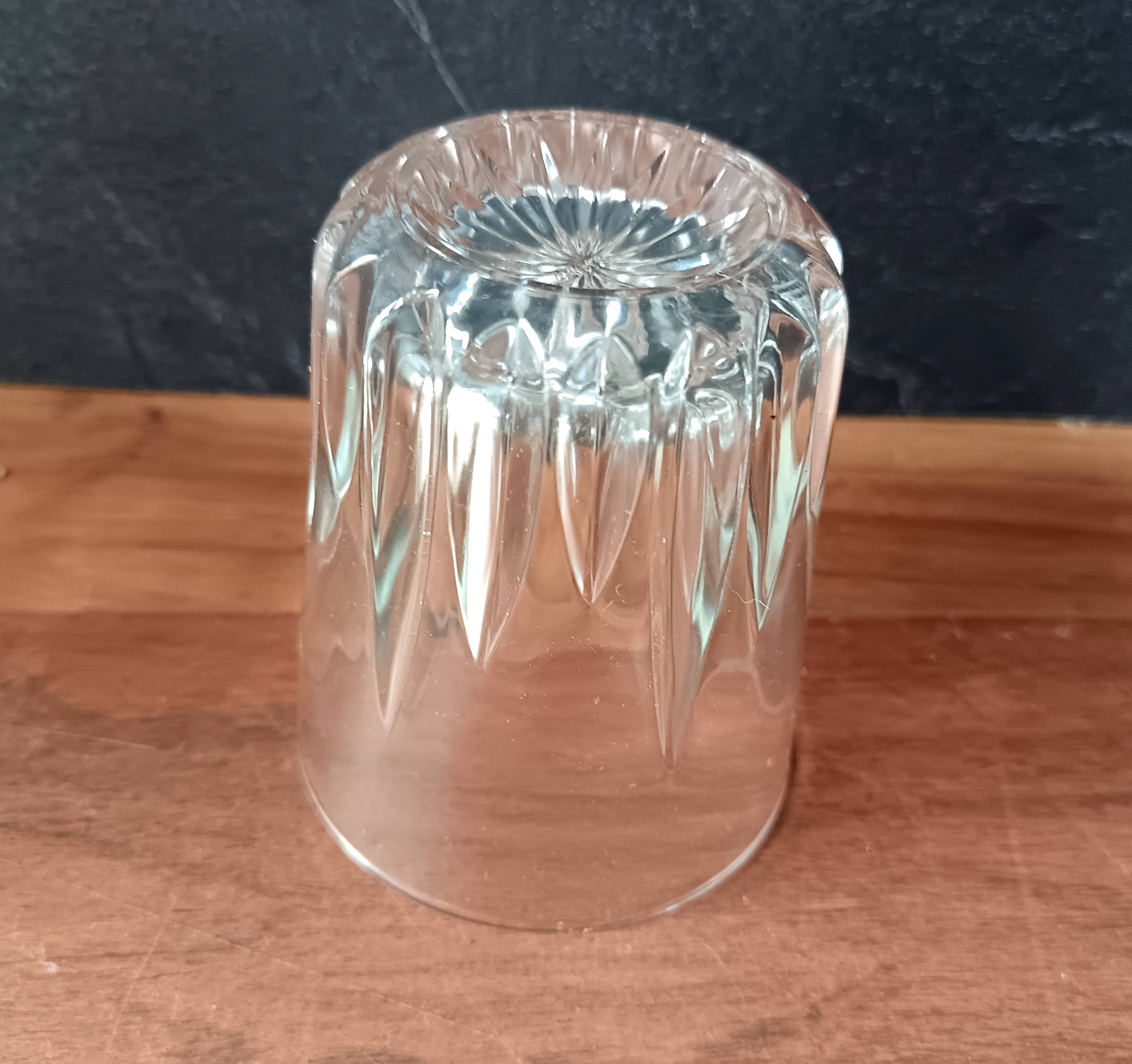 Service à whisky Luminarc verre pressé transparent vintage