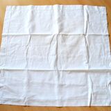 Vintage openwork cotton pillowcase and embroidered monogram CK 78x75