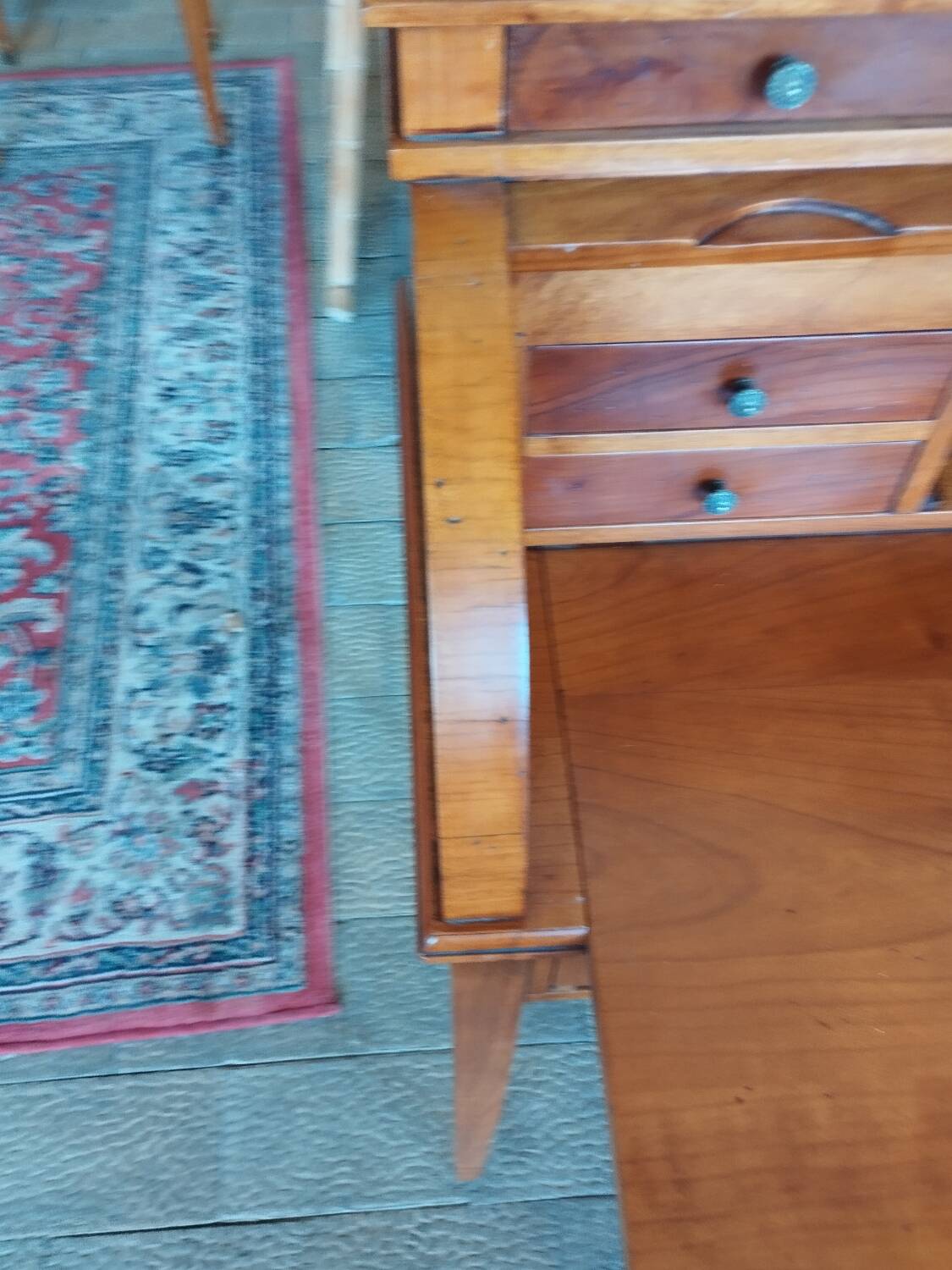 Antique cylindrical desk, Louis XVI style