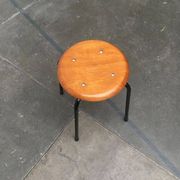 Tabouret danois du milieu du siècle par MH Stalmöbler