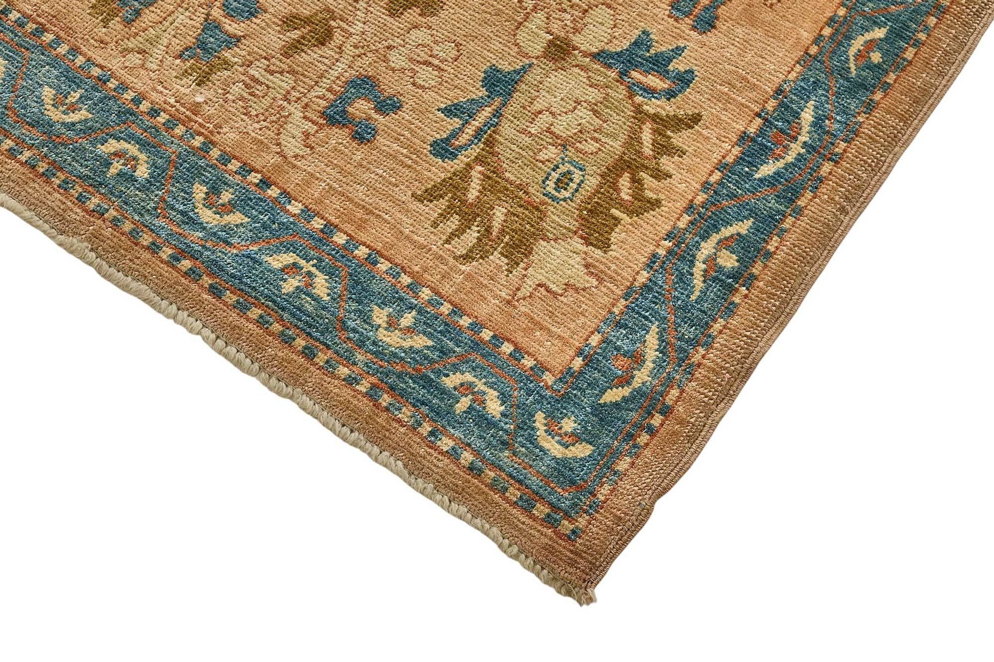 Turkish Handknotted Wool Oushak Rug 282 cm x 370 cm