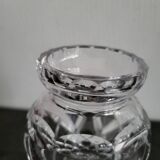 Vintage Bohemian crystal vase in excellent condition.