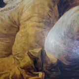 Old Table "The Reader" – Oil on Canvas – 18th Century Style