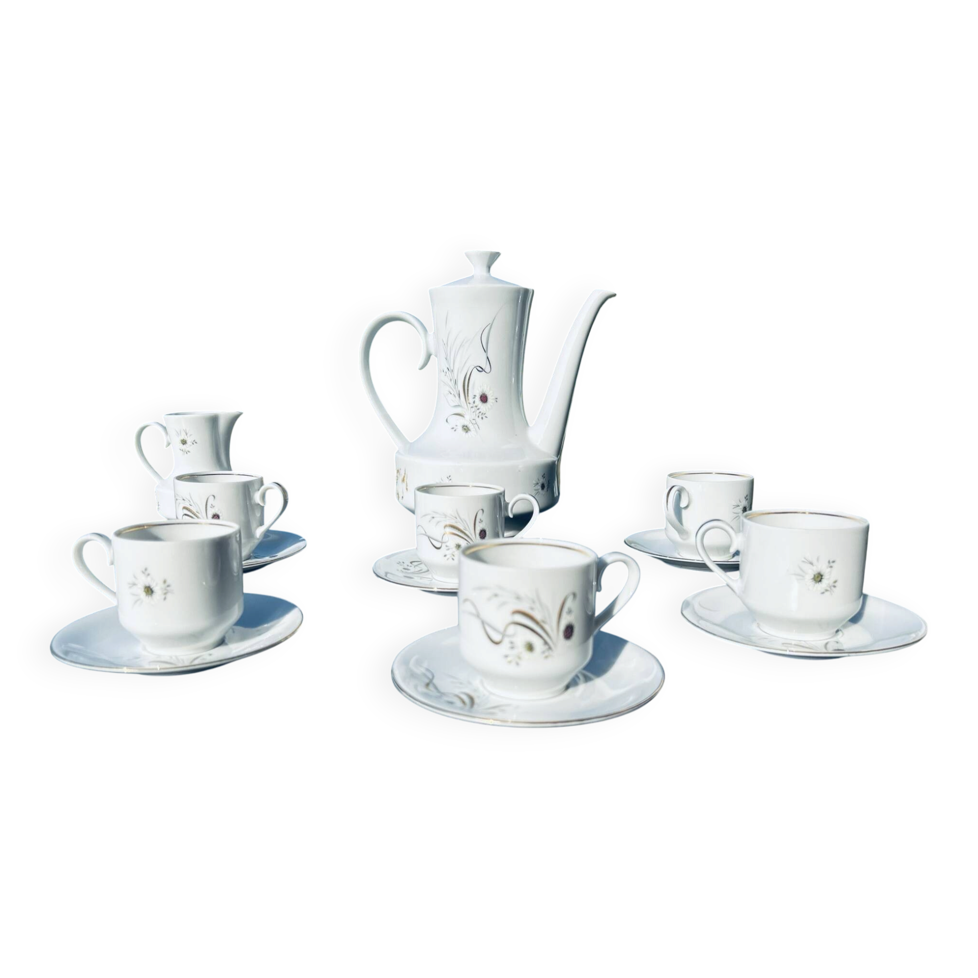 Bavaria porcelain coffee service – Eliane from Vercors – 20 pieces
