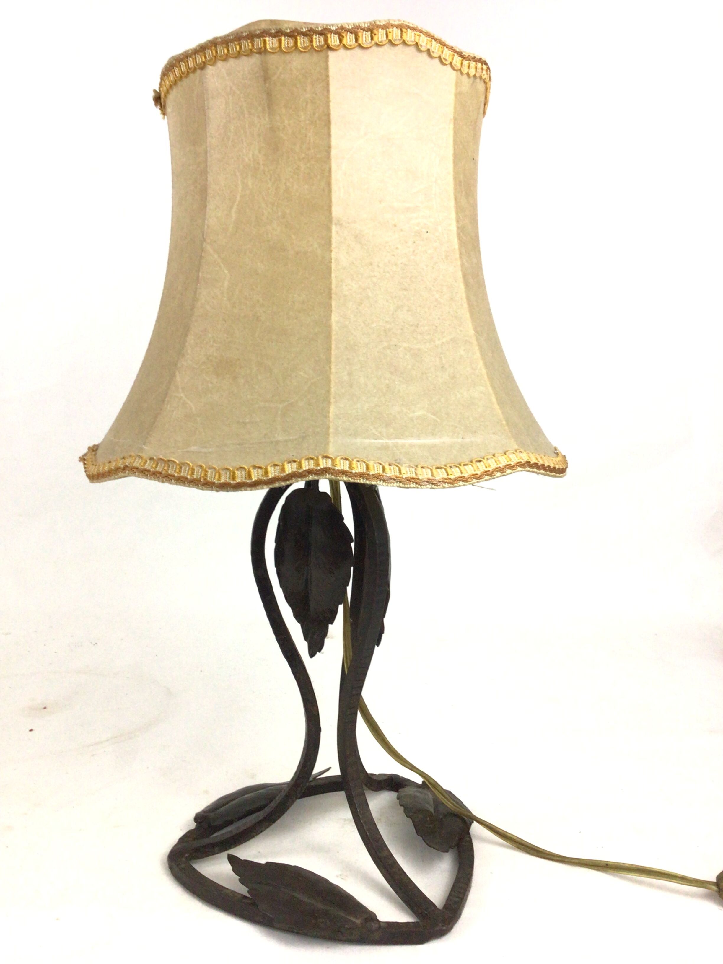 Lampe en fer forgé Art déco