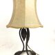 Lampe en fer forgé Art déco
