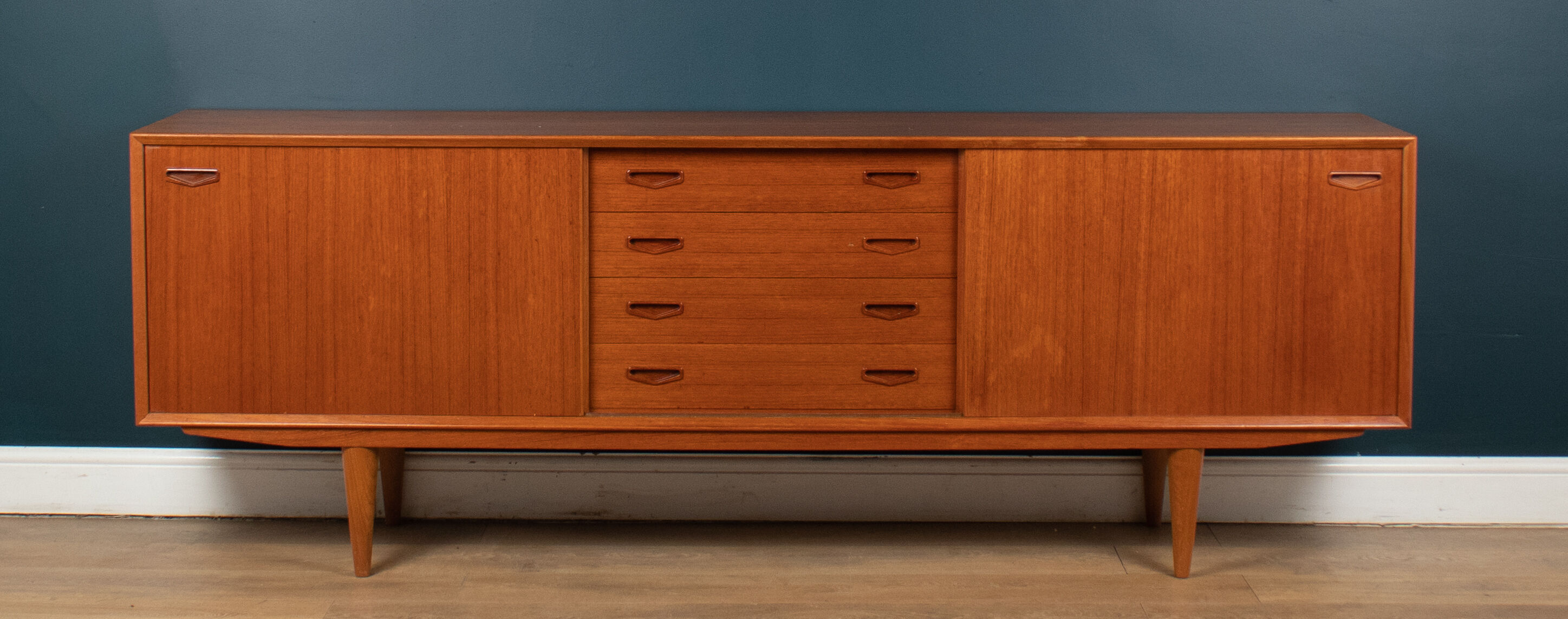 Mid-Century Danish Teak Sideboard by Clausen & Son, Denmark, 1960s
