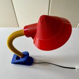Articulated Memphis style clamp lamp