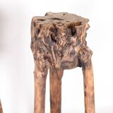 Pair of wooden side tables