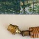 Lampe rotin, câble 2 m, interrupteur vintage