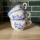 3 Sarreguemines earthenware lunches, Lancaster decor.