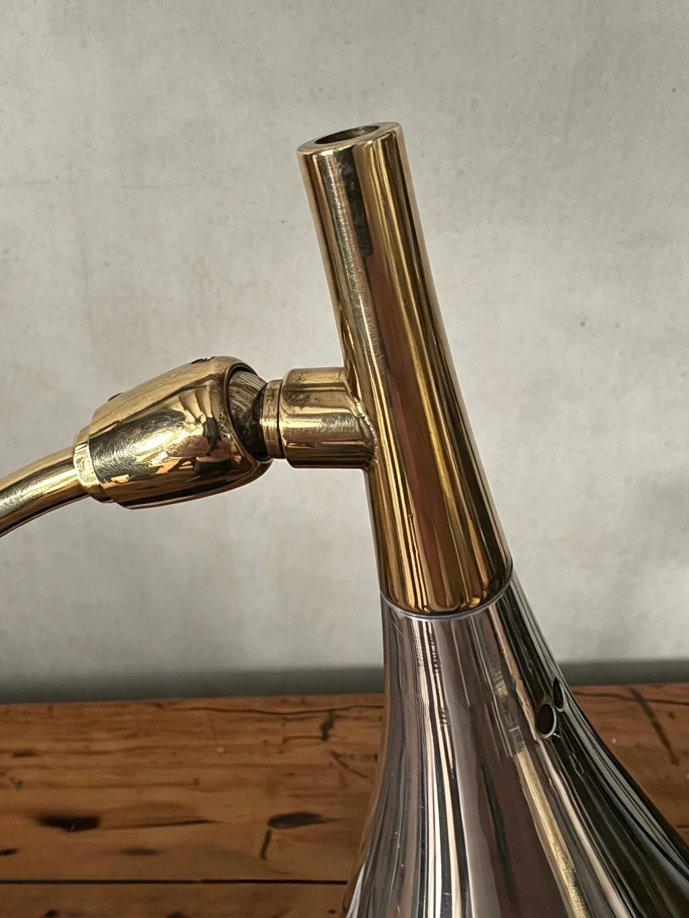 1950s Bauhaus table lamp by Gebrüder Cosack Germany