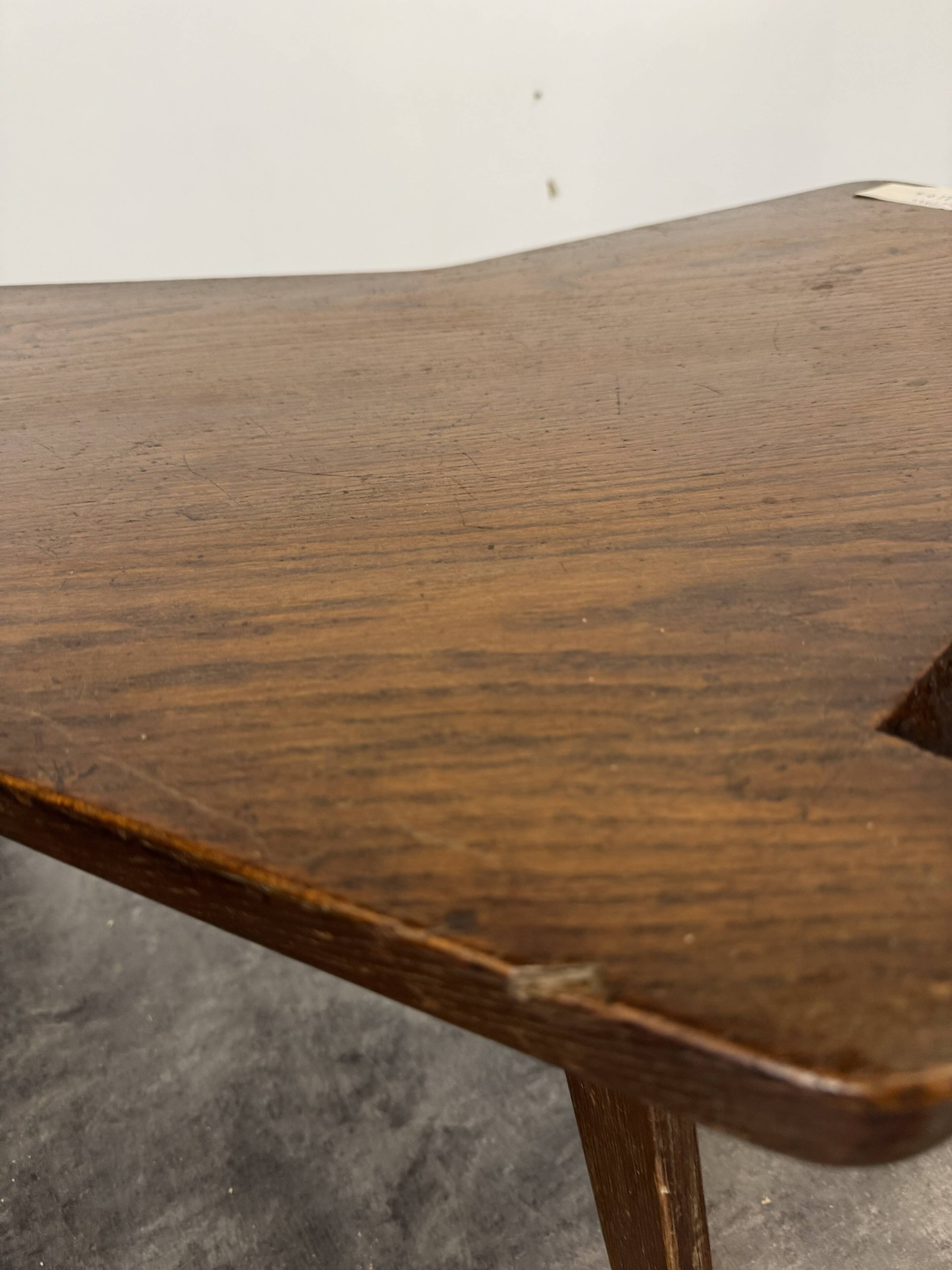 Modernist oak coffee table