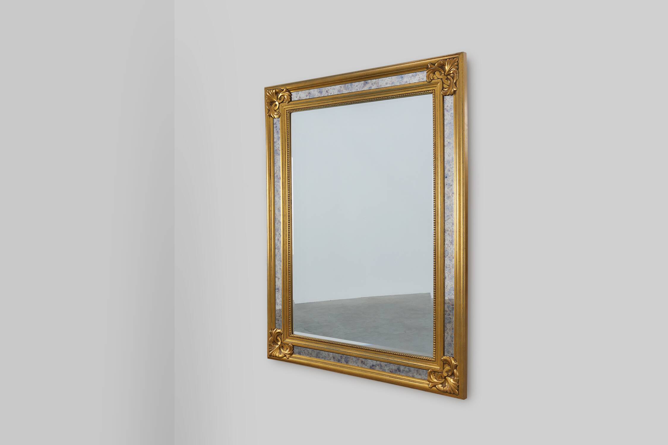 20th Century Baroque gilt Mirror by Deknudt, Belgium