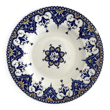 Shallow dish ironstone "Cluny" Sarreguemines
