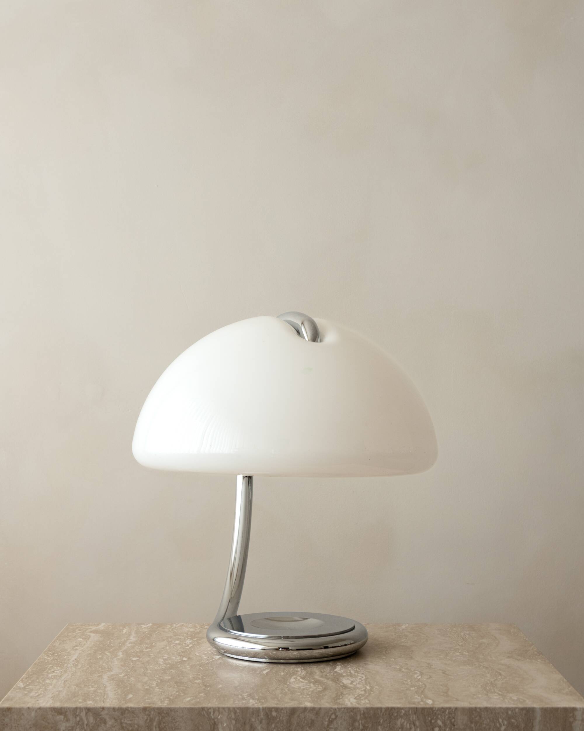 Serpente Model 599 Table Lamp by Elio Martinelli for Martinelli Luce, 1970s