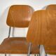 Vintage Industrial Chairs (c.1950). Set of 4 pieces