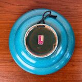 Mid-century modern ceramic wall plate by Wilhelm Kagel, German, 1960s.