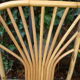 Old rattan sofa