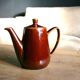 Vintage ceramic bistro teapot