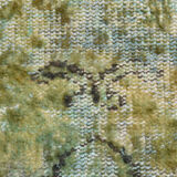 3x10 green tones turkish runner rug, 91x299cm