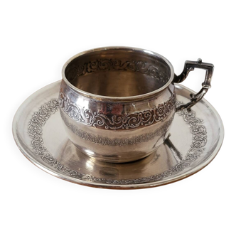 Tasse en Argent Poinçon Minerve Orfèvre Alfred Tranchant