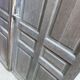 Oak entrance door on hinges L 130 x H 200 cm